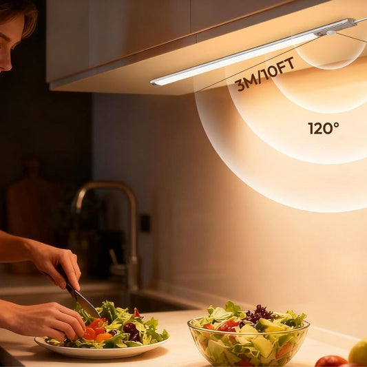 LED Unterbauleuchte – Trådlös skåpbelysning med rörelsesensor och fjärrkontroll
